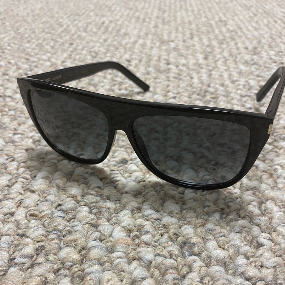 SAINT LAURENT SL 1 Shield Sunglasses with case